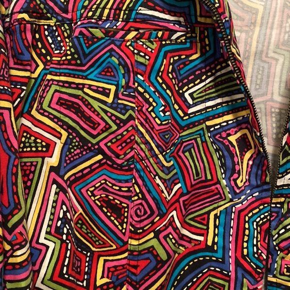 Chico’s Multicolored Utility Jacket - Size 3 - Picture 3 of 9